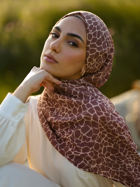 Cobblestone Printed Modal Hijab