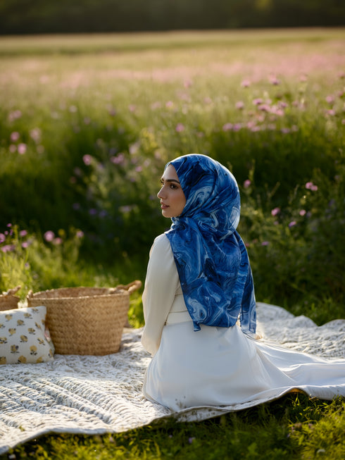 Van Gogh Printed Modal Hijab