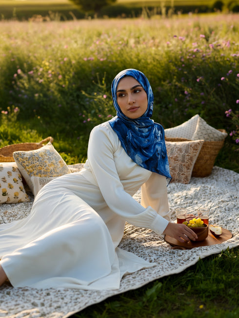 Van Gogh Printed Modal Hijab