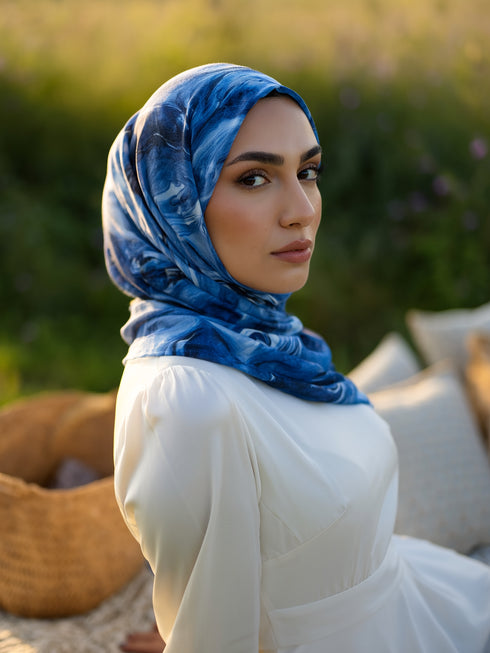 Van Gogh Printed Modal Hijab