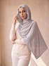 Organic Bamboo Jersey Hijab - Ash Grey