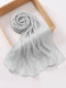 Verona Shimmer Organza Hijab - Silver