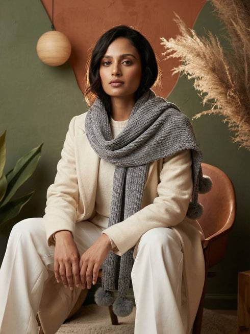 Snuggle-soft Muffler - Ash