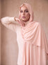 Organic Bamboo Jersey Hijab - Baby Pink