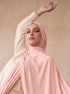 Organic Bamboo Jersey Hijab - Baby Pink
