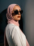 Marble Cotton Hijabs - Baby Pink