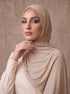 Organic Bamboo Jersey Hijab - Skin