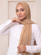 Built-in Magnet Hijab - Wheat Brown