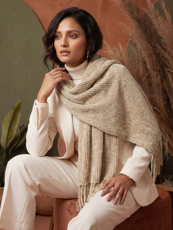 Snuggle-soft Muffler - Beige