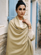 Sequins Blended Pashmina Shawl - Biscotti