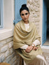 Sequins Blended Pashmina Shawl - Biscotti