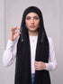 Built-in Magnet Hijab - Black