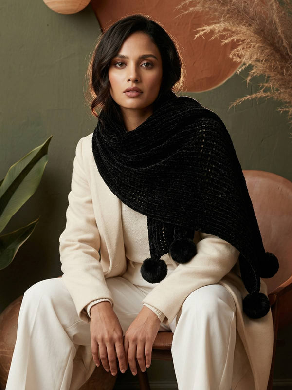 حجاب كشمير سادة - سمرة صيفية