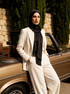 Solène Silk Hijab - Black