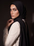 Noura Jersey Hijab - Black