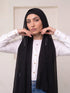 Built-in Magnet Hijab - Black