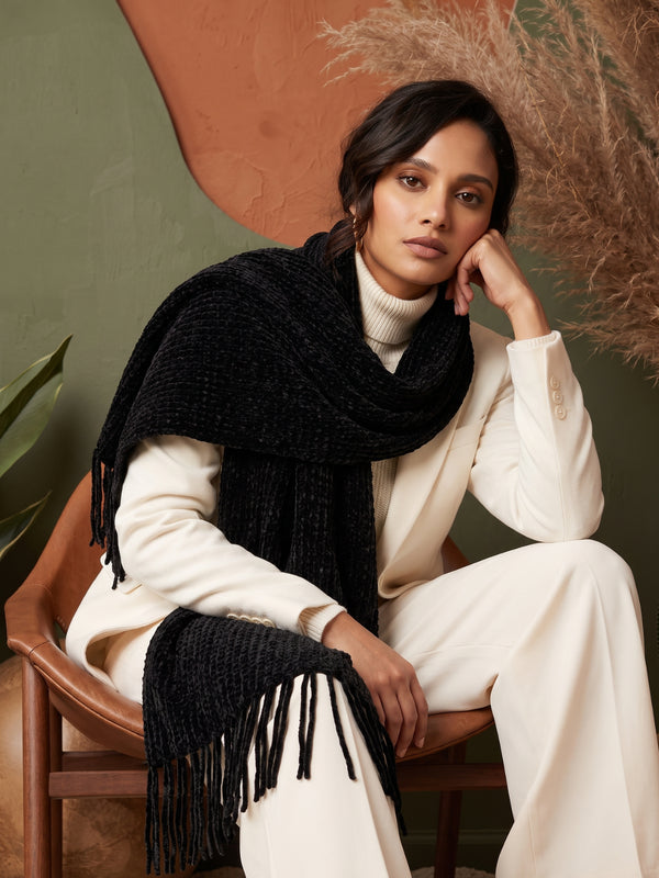Snuggle-soft Muffler - Black