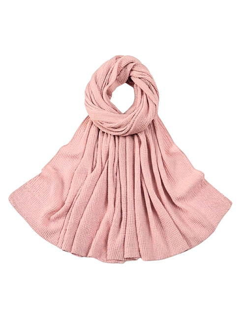 Marble Cotton Hijabs - Blush Pink