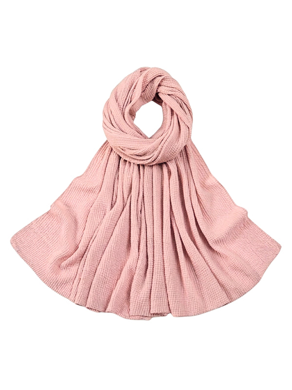 Marble Cotton Hijabs - Blush Pink