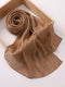 Verona Shimmer Organza Hijab - Tan Brown