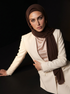 Noura Jersey Hijab - Coffee Brown