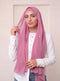 Built-in Magnet Hijab - Bubblegum