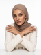 Ribbed Jersey Hijabs - Chestnut