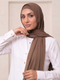 Built-in Magnet Hijab - Chestnut