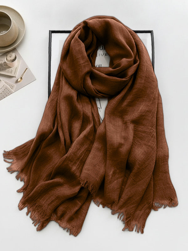 Cozy Cotton Hijabs - Coffee Brown