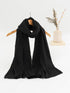 Cotton Pleat Hijabs - Black