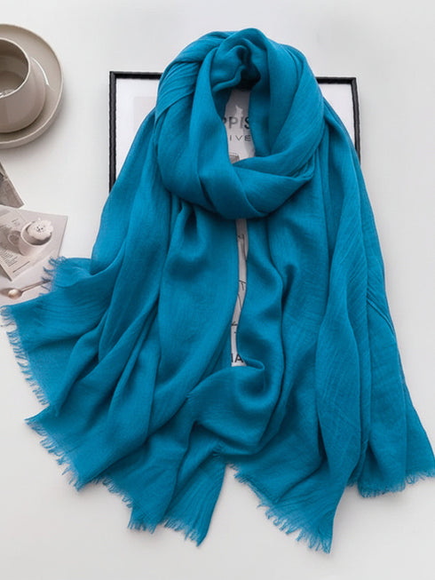 Cozy Cotton Hijabs - Dark Cyan