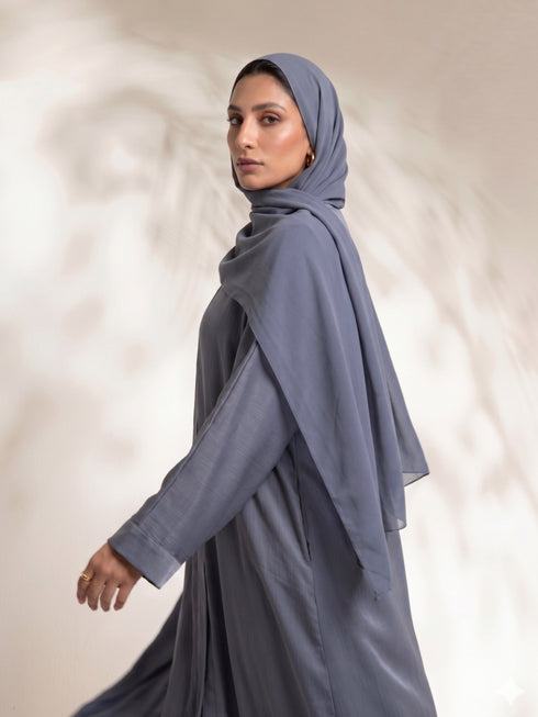 Slate Calm Core Abaya