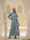 Front Open Georgette Abaya with inner