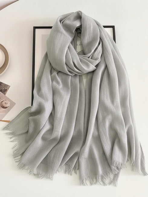Cozy Cotton Hijabs - Dolphin Grey