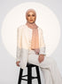 Ribbed Jersey Hijabs - Dusty Pink