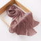 Aura Silky Organza Hijab - Dusty Pink