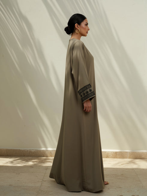 RAWAHA GEORGETTE ABAYA