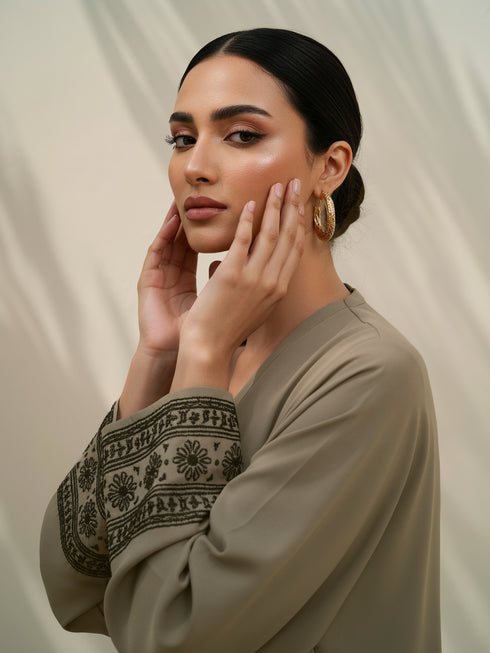 RAWAHA GEORGETTE ABAYA