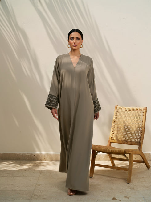 RAWAHA GEORGETTE ABAYA
