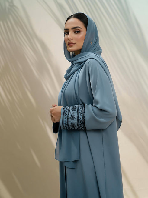 RAWAHA GEORGETTE ABAYA