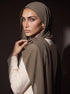 Noura Jersey Hijab - Espresso