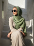 Marble Cotton Hijabs - Fern Green