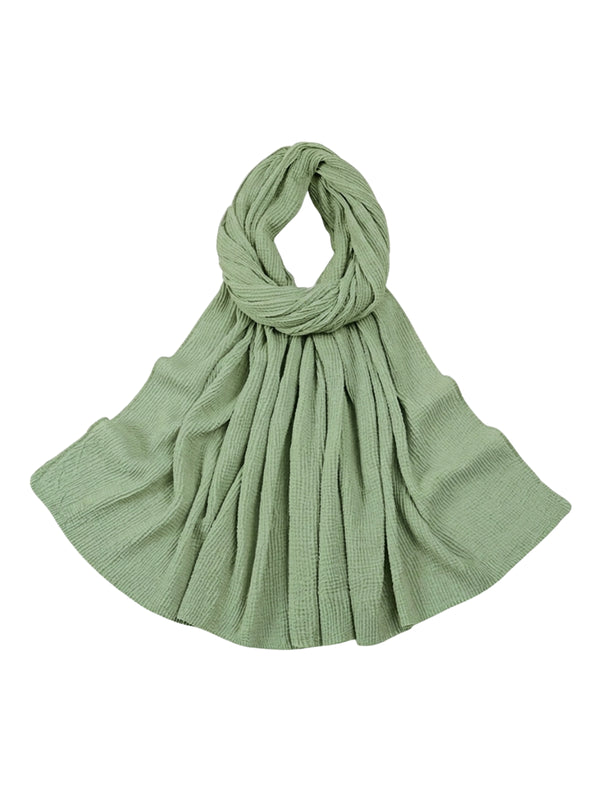 Marble Cotton Hijabs - Fern Green