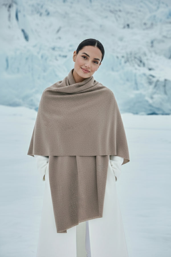 Finno Woolen Scarfs - Stone Gray