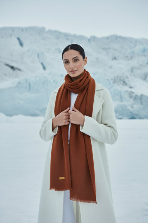 Finno Woolen Scarfs - Bronze