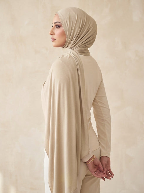 Organic Bamboo Jersey Hijab - Foan
