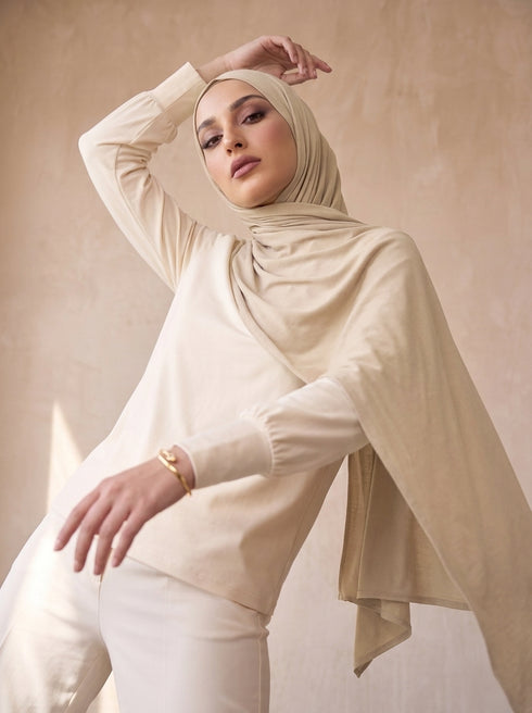 Organic Bamboo Jersey Hijab - Foan