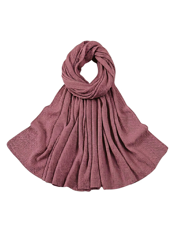 Marble Cotton Hijabs - Garnet