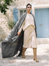 Sequins Blended Pashmina Shawl - Grey
