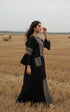 Hooriya Embroidered Black Abaya